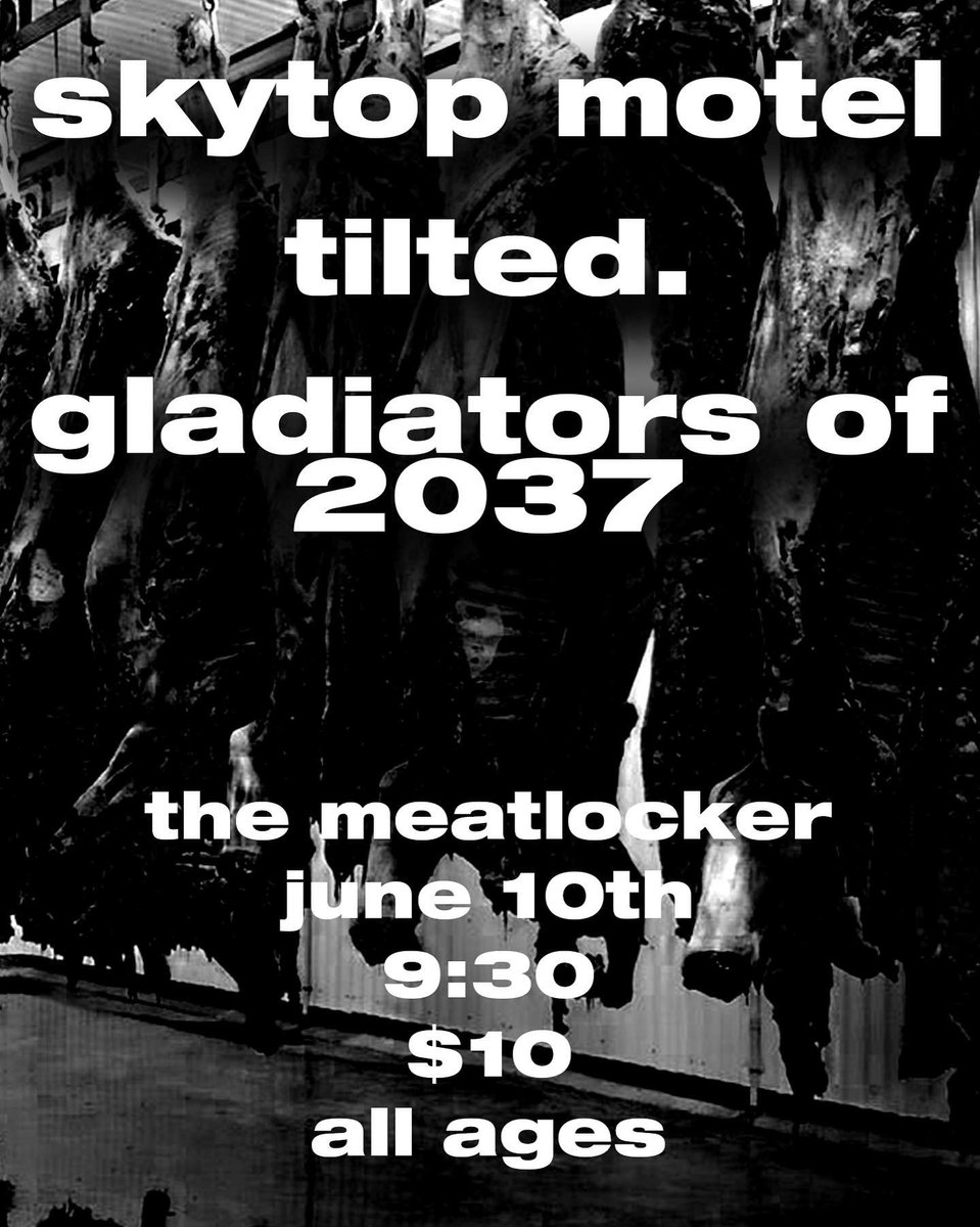 MotelSkytop's tweet photo. Yooooooooooo meatlocker this friday with the Rockaway homies @TiltedBandNJ https://t.co/dk1AgpAG3V