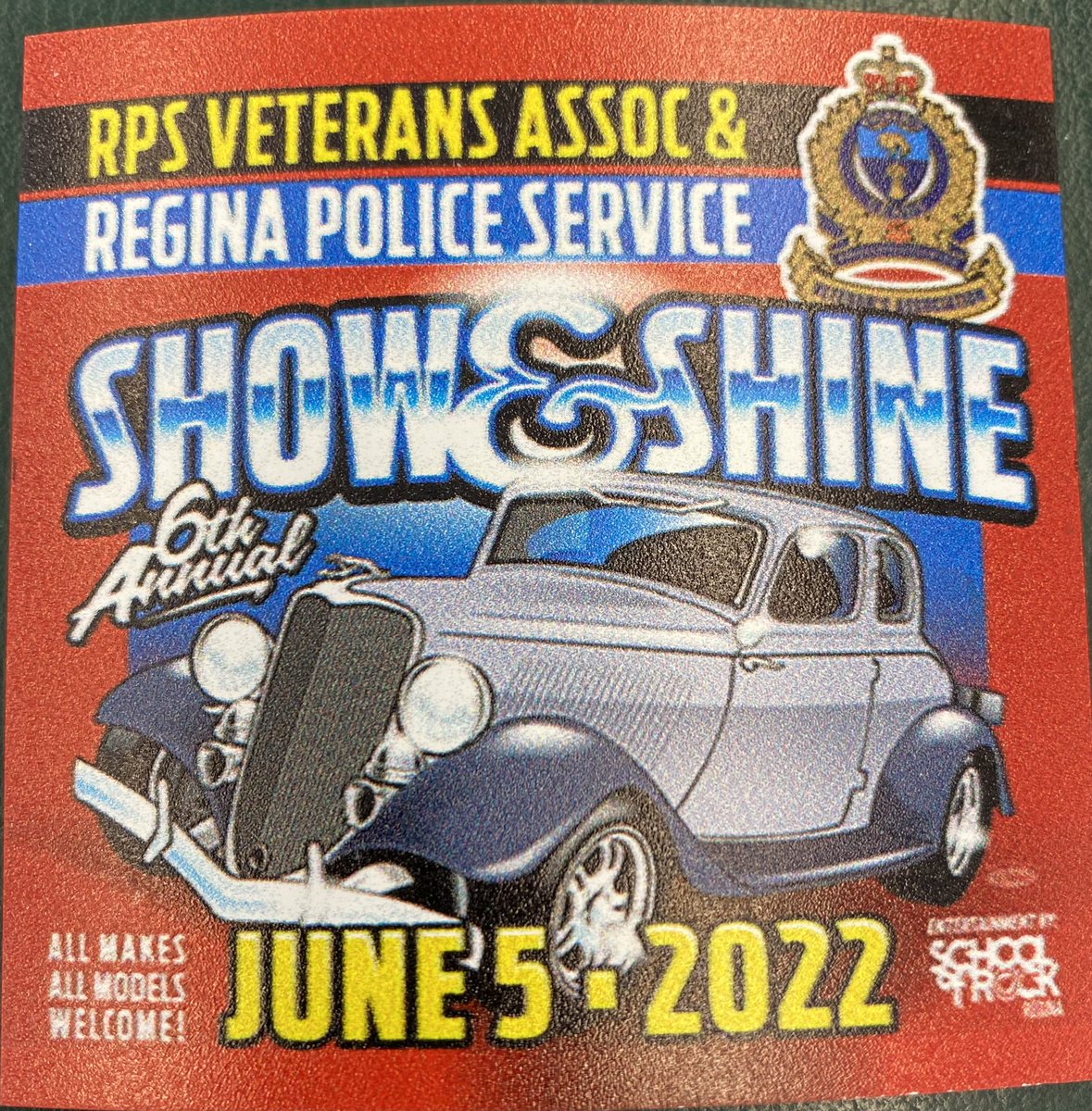 evanbrayshow's tweet photo. Looking for something to do today?  The @reginapolice Veteran’s Association Annual Show &amp; Shine is happening. Free Admission. Osler St. and 11th Avenue. #beautifulvehicles #showandshine #free #community https://t.co/hOg5f7gafB