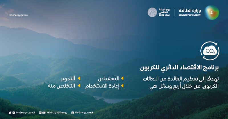 MoEnergy_Saudi's tweet photo. مبادرات وبرامج ترسم لمملكتنا واقعاً مزدهراً، وتعمِّر مستقبلاً يحفظ طاقتنا ومواردنا، لنا ولأجيالنا، لأننا
#لا_نملك_سوى_أرض_واحدة

#اليوم_العالمي_للبيئة