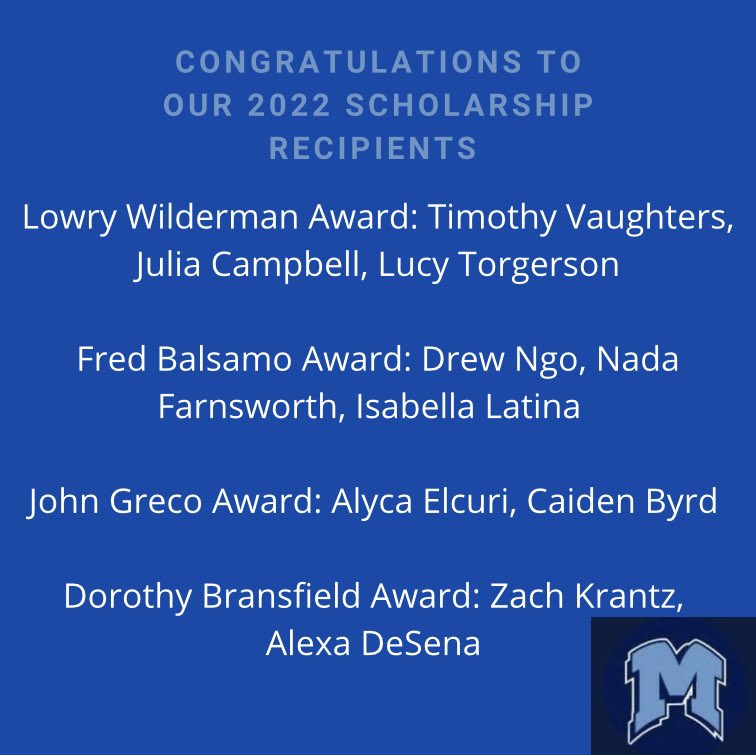 Congratulations to our 2022 scholarship recipients!