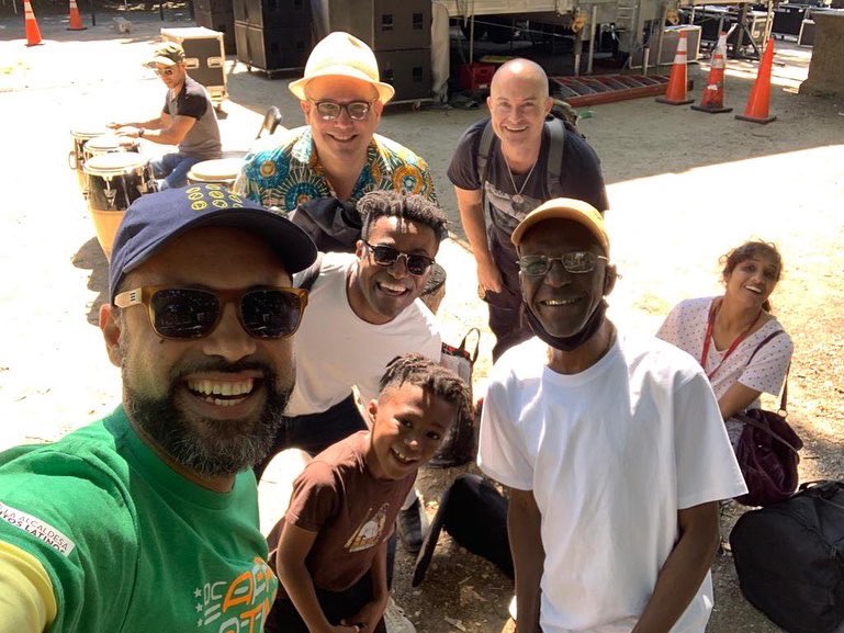 OLADCGov's tweet photo. On behalf of @MayorBowser , @EduPerdomoDC and the MOLA team are setting up for #DCAfroFest! We are at sound check with @DaymeArocena , @yissydrums, @OfficialAurelio, @Yassertejeda, &amp; DC drum circle!
#dcvalues #somosdc https://t.co/iKsukwXvKS