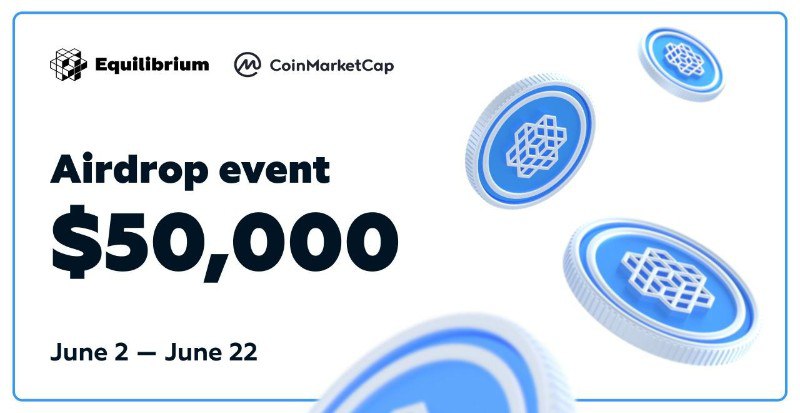 freecoins24's tweet photo. #Airdrop:🔥Equilibrium X CMC Airdrop🔥
Reward Pool:💰$50,000 worth $EQ💰
Referral: N/A
Rate: ⭐️⭐️⭐️⭐️(4/5) 
 
🔹Head to the Airdrop Page 
🔹Follow all instructions 
🔹Submit your details

🛠 Telegram, Twitter  &amp; others

🌐 Claim your Airdrop: 
https://t.co/DkalYVcjjq

#Airdrop https://t.co/XY9eTEwzRy
