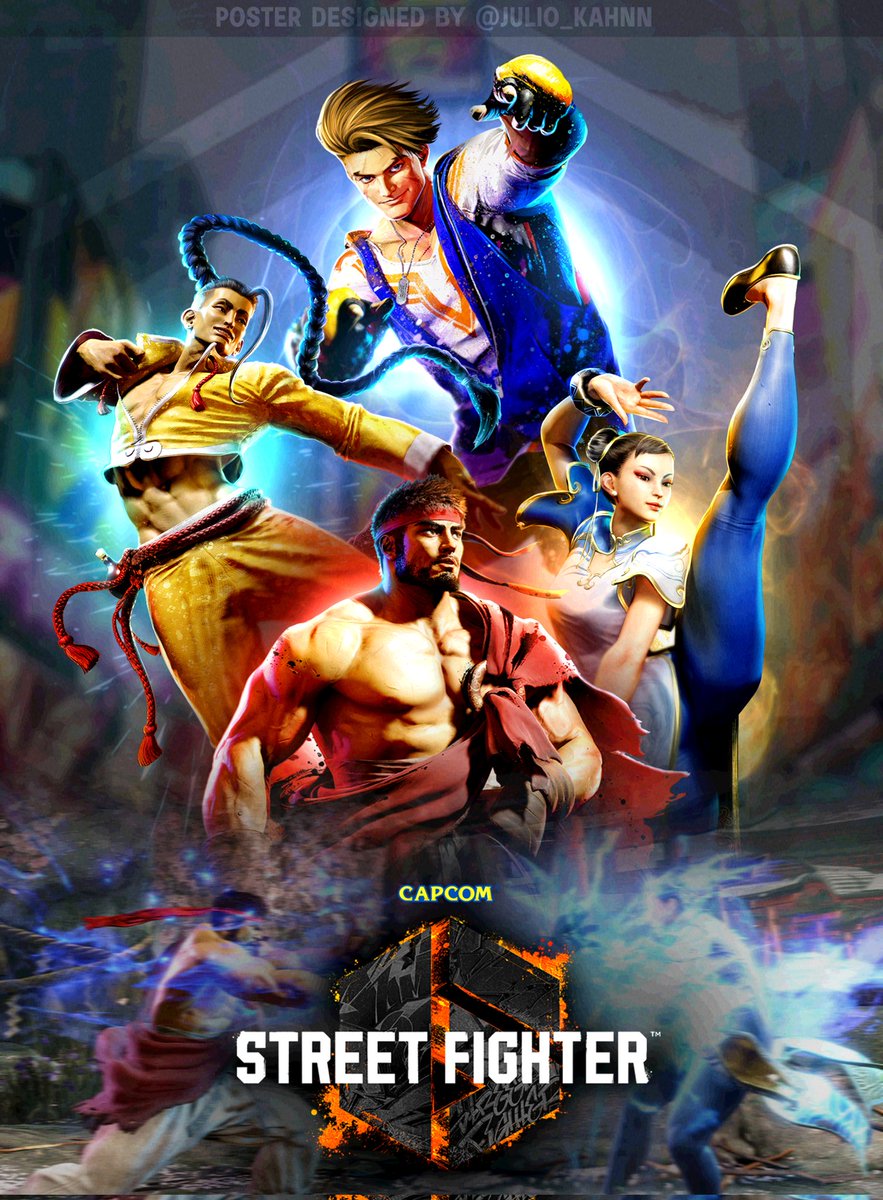 ストリートファイター6  ポスター street fighterⅥ poster ストリートファイター6 ポスター street fighterⅥ poster