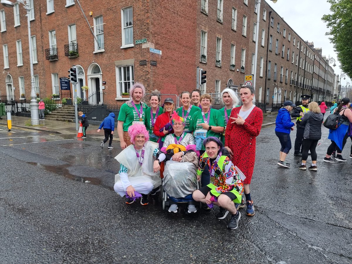 The rain couldnt dampen our determination to complete the <a href="/VhiWMM/">VhiWMM</a> on behalf of my uncle who was recently diagnosed with MND. Such a great day &amp; we raised over 15k for IMND. Well done all organisers.