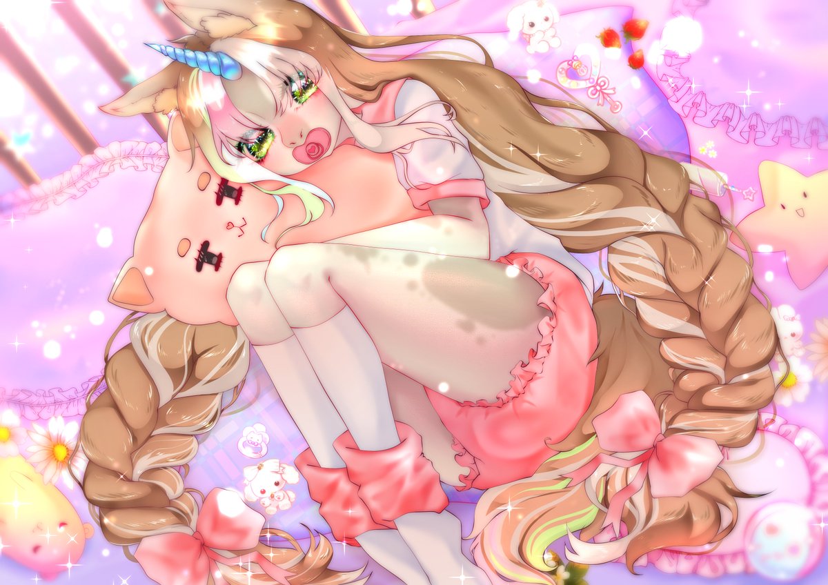 cutie Kaja wake up!♥
although I am also that sleepy😪

#abdlbabygirl  #diapers #abdl