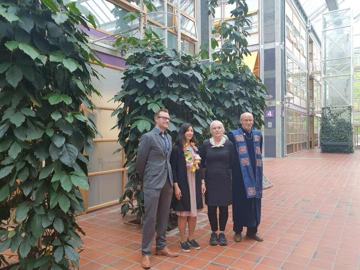 ImmerSafe's tweet photo. Mina Saghafian from @NTNUnorway has successfully defended her PhD thesis titled "An Investigation of Organizational Challenges of Development, Implementation &amp; Adoption of Immersive Visual Technologies in Safety-Critical Industries”. 

All the best for your future endeavors! https://t.co/stoHWVDTh0