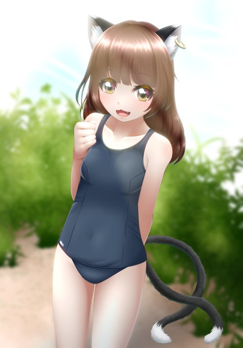 可愛い子にはスク水を着せよ
#橙 #東方Project 