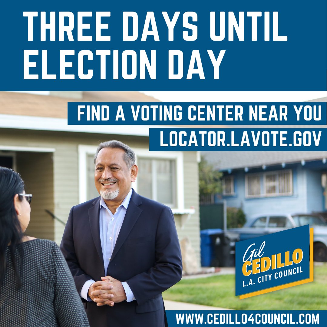 Cedillo4Council's tweet photo. Exercise your right to vote! Submit your ballots or make a plan to visit your local voting center to elect Gil Cedillo to Los Angeles City Council. Learn more about the voting process at https://t.co/LpohiU5x9Q. #CD1 #GilCedillo #LACityCouncil https://t.co/zMavVeKVQA