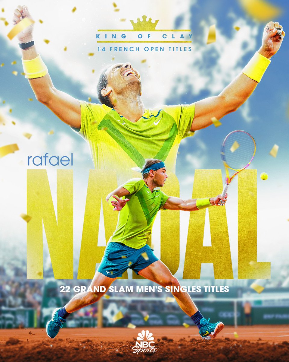 Its_TKD's tweet photo. KING OF CLAY!!! 
History tends to repeat again!!! 💪

Rafael Nadal: It means a lot to me, it means everything. It means a lot of energy to try to keep going. I don’t know what can happen in the future but I’m going to keep fighting to try to keep going.#RolandGarros #RafaelNadal https://t.co/lgkkbtK8g2