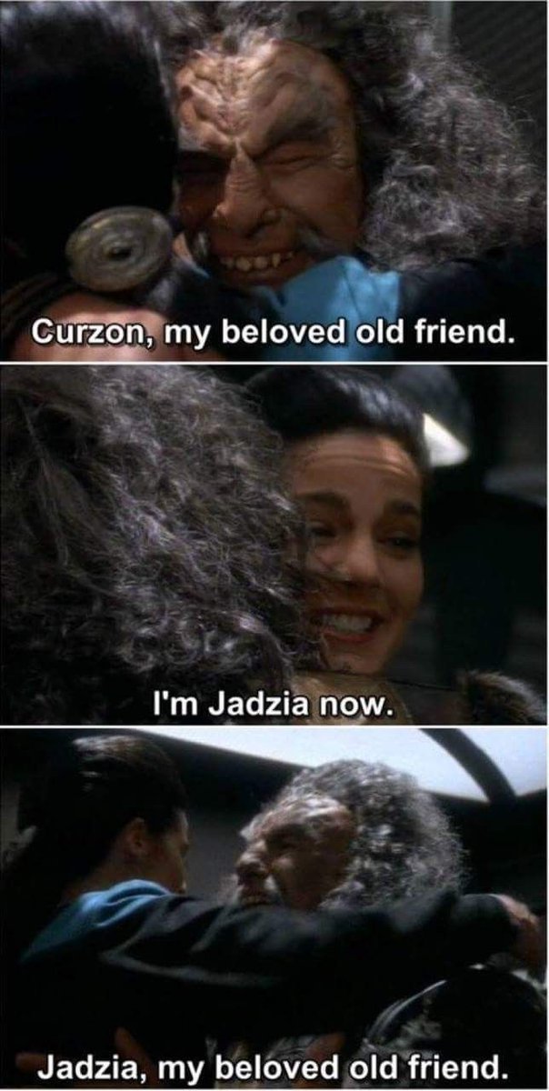 kennedytcooper's tweet image. Pride month reminder that Star Trek taught us the perfect way to react to a friend's transition almost 20 years ago