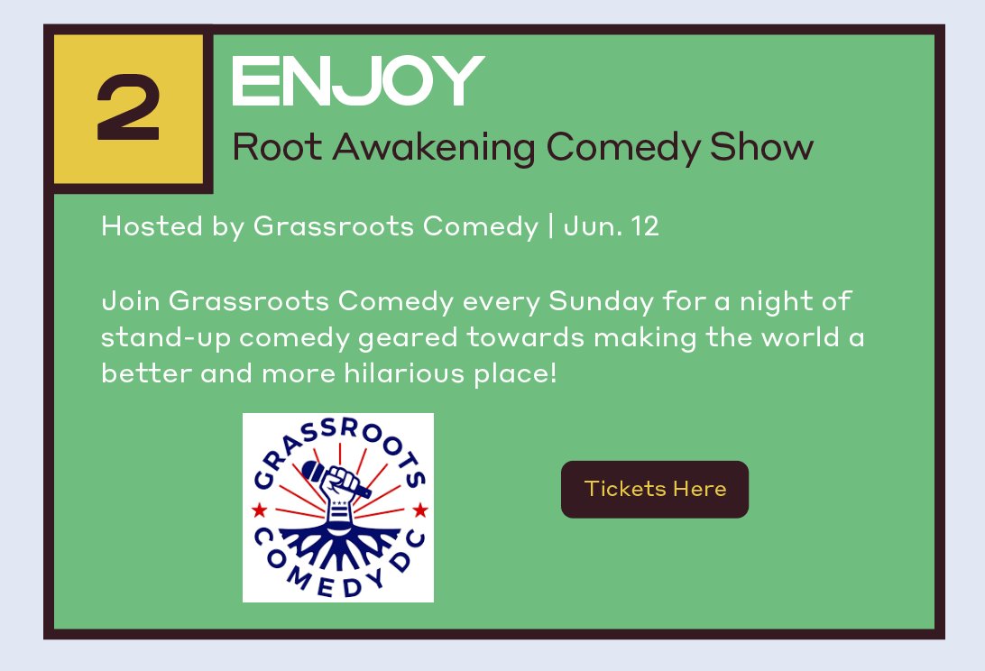 Immigrant Food on X: 2. Enjoy  Root Awakening Comedy Show Sun 6