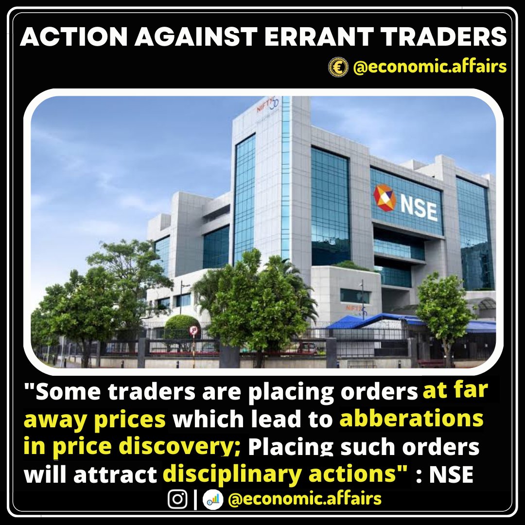 Disciplinary action against errant #traders

for #investment #stockmarket #nifty50 #niftytrading #niftybank #banknifty #niftyoptions #nifty related news, views &amp; update across #sensex #nseindia #bseindia #dowjones #sgxnifty.#stockstowatch #stockinnews #trendingstock #mygovindia