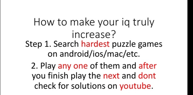 CryptoNake1's tweet photo. How to increase you iq truly? https://t.co/VASC7TFCEr