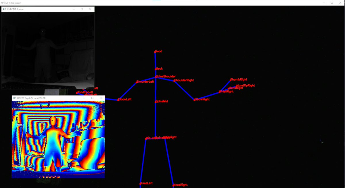 dasMichal's tweet image. Body Tracking funktioniert jetzt auch

#KinectV2
#Kinect