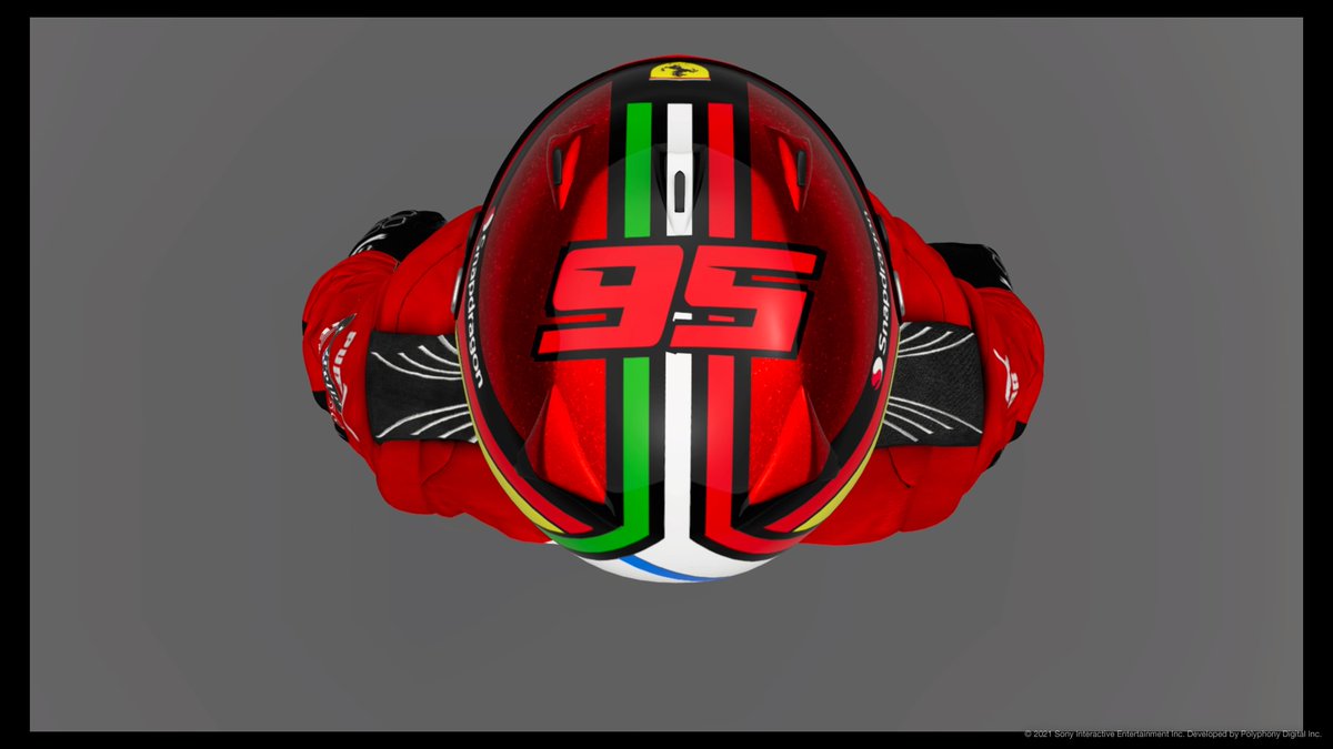 GxlDeCaroutas's tweet photo. Os presento a todos mi casco ESPECIAL para el GP de Italia 🇮🇹 del @MundialSim , espero que os guste, es de mis mejores cascos hechos nunca.
#TT95 #TomasTurbado #essereFerrari #Monza #GPdeItalia https://t.co/9sfOqVzurZ