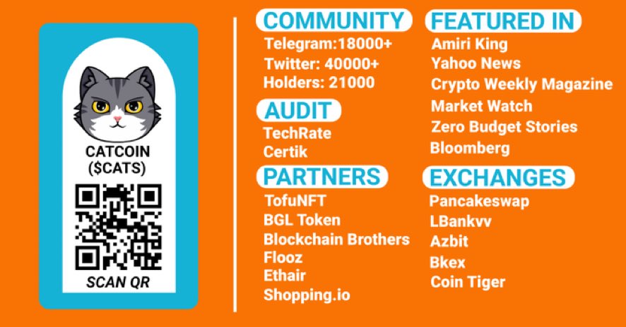 MamaJenRN75's tweet photo. #CATCOINARMY #catcoin #catcoin  Love this community! https://t.co/8ueRV4sBkO