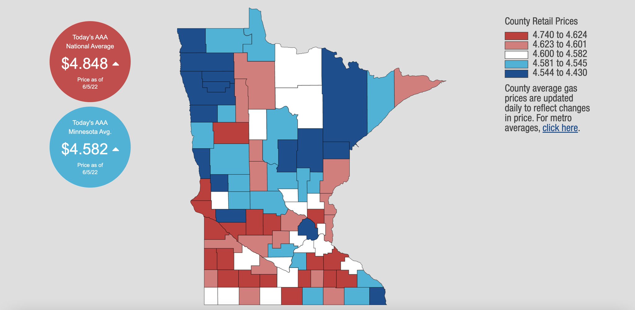 Alpha News on Twitter "NEW RECORD Gas prices in Minnesota have reached a record high for the