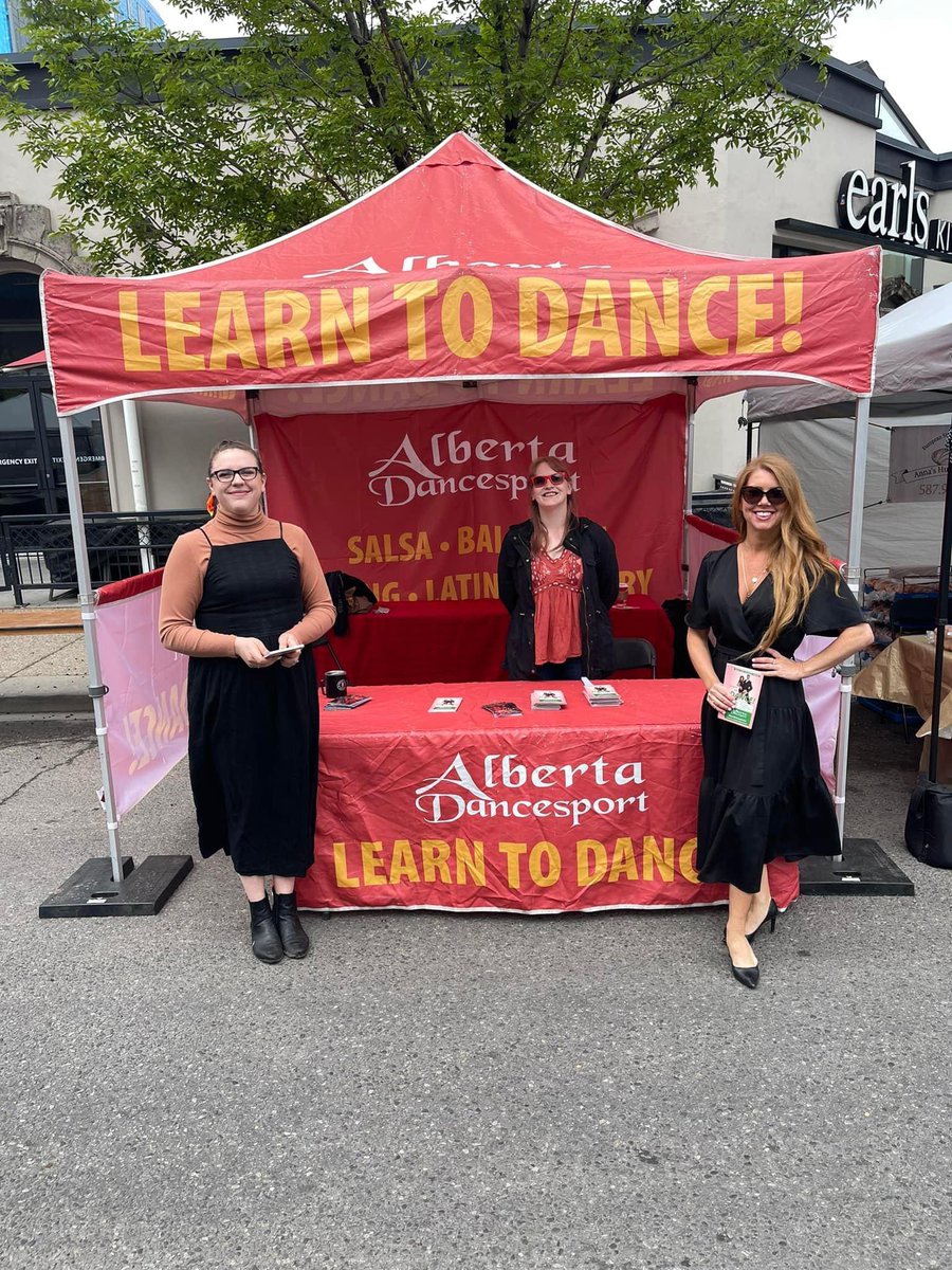 ABDancesport's tweet photo. We would love to see you at @lilacfestyyc today! 
Stop by and see the team in 4th street and 24 Avenue.
@kellylannan 
@ericcaty #lilacfest #Calgary https://t.co/3qJRwQ1NW3
