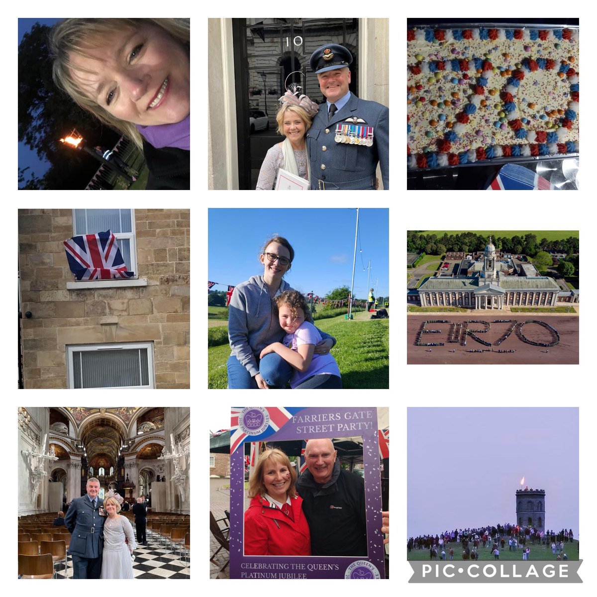 CranwellMWC's tweet photo. An amazing weekend celebrating The Queen’s Platinum Jubilee. The privilege of singing at The Beacon Lighting at Dysart Park, Grantham and then fun with family and friends (including Royalty!) #PlatinumJubilee #JubileeCelebrations #JubileeWeekend #Decorations #cake https://t.co/77OPDl1ZAB