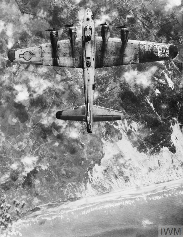 RealTimeWWII's tweet photo. Operation Overlord has begun in the air: 600+ Allied bombers are smashing the German-occupied French coast, hitting beach defences, radar stations, &amp; roads. https://t.co/AaeFyTTRIv