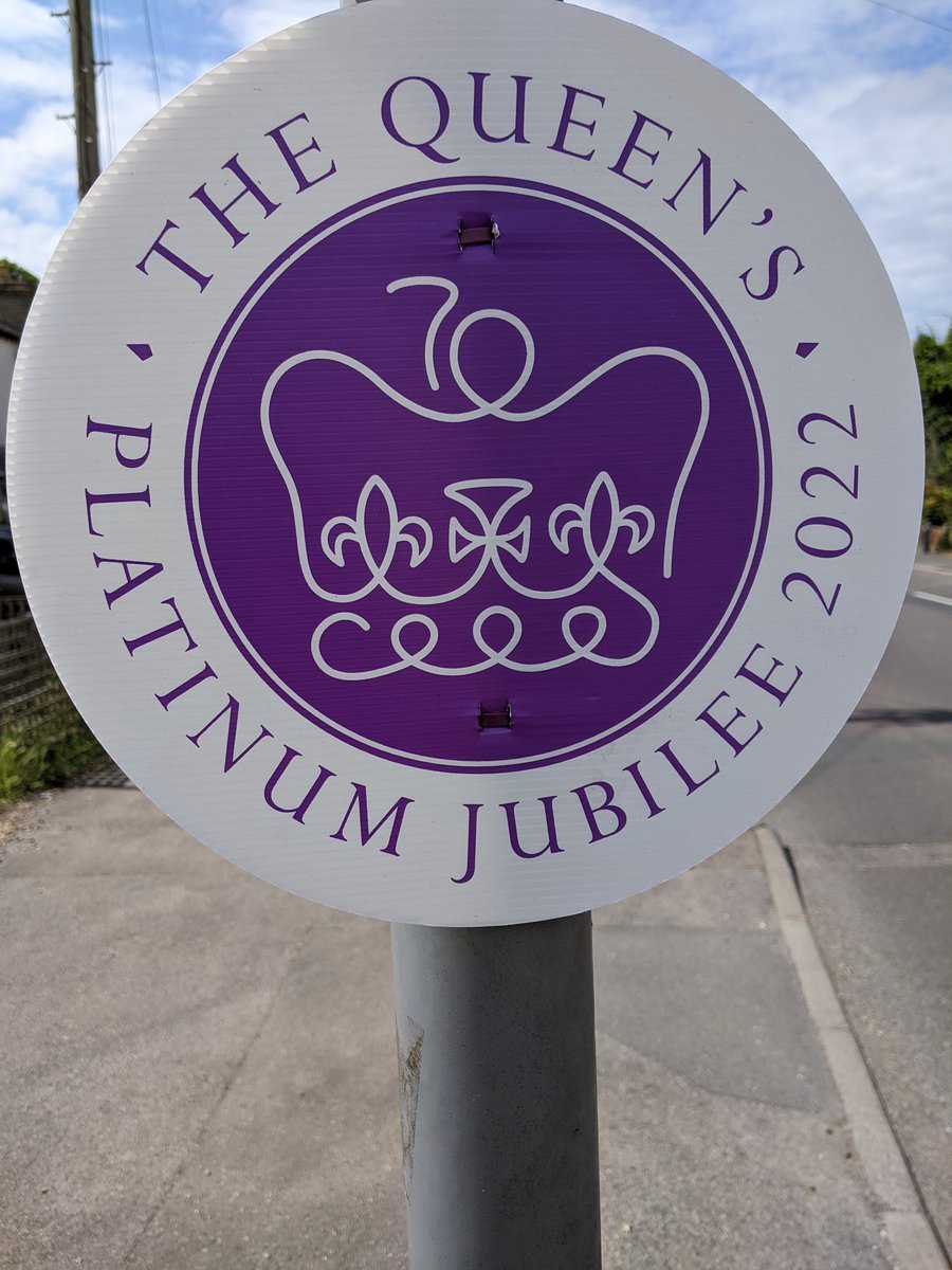 Street party in the drizzle. Because we're British, and it's the #PlatinumJubilee !