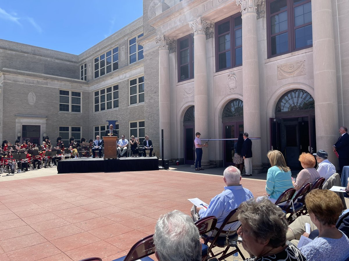 Beautiful day to celebrate 100 years of Liberty High School <a href="/LIBERTY100th/">LHS100</a> <a href="/BethlehemAreaSD/">BASD</a> #basdproud #buildingbethlehem