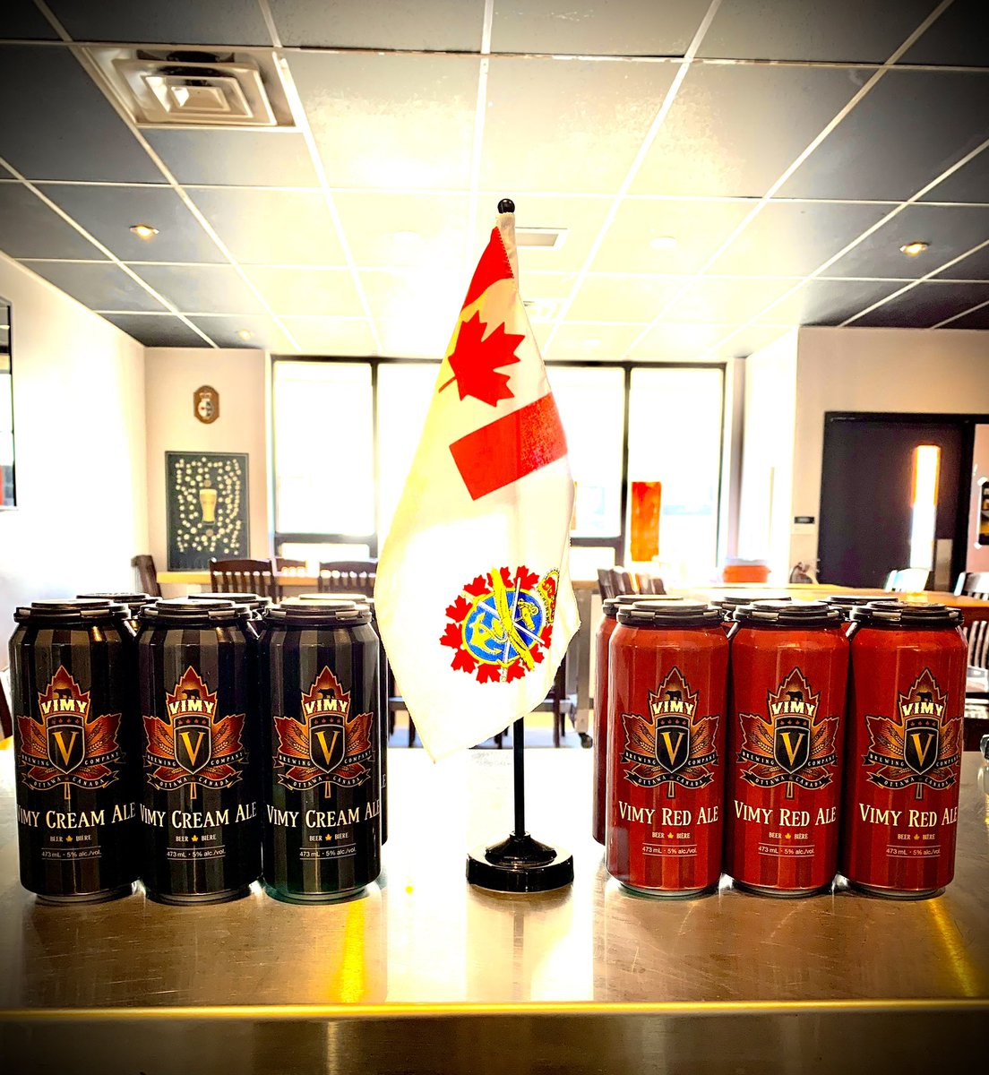 VimyBrewing's tweet photo. Today is Canadian Armed Forces Appreciation Day. Cheers to the men and women of the @CanadianForces! #CAF #CanadianForcesDay #CAFAppreciationDay https://t.co/KjX8eL70oO