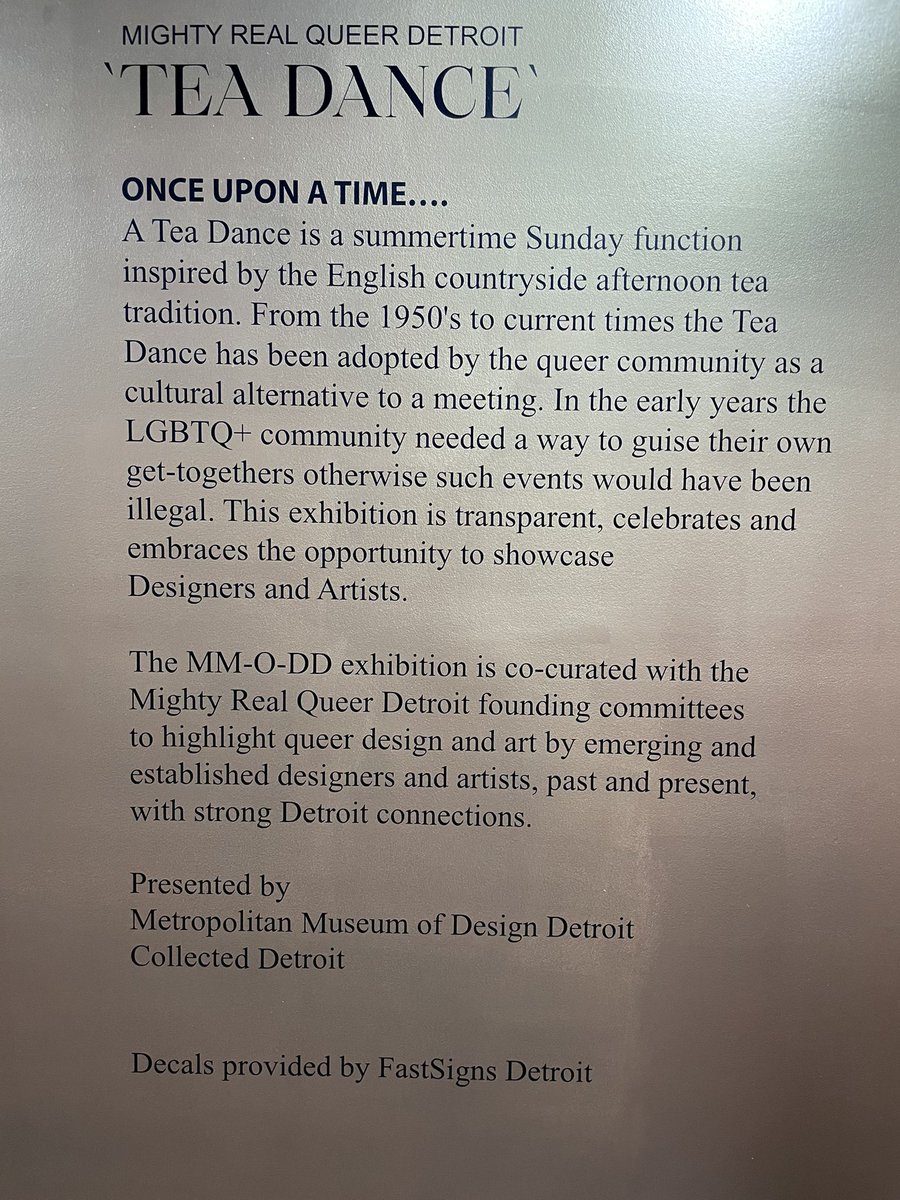 rochelleriley's tweet photo. DETROIT _ Hope you’re headed over to #CollectedDetroit from 2 to 6pm for its Tea Dance opening as part of #MightyRealQueerDetroit, the largest exhibit of works by queer artists in the country (700 works, 17 galleries). @Local4News @@FOX2News @wxyzdetroit @freep @detnews @WWJ950 https://t.co/SjNQNclsqz
