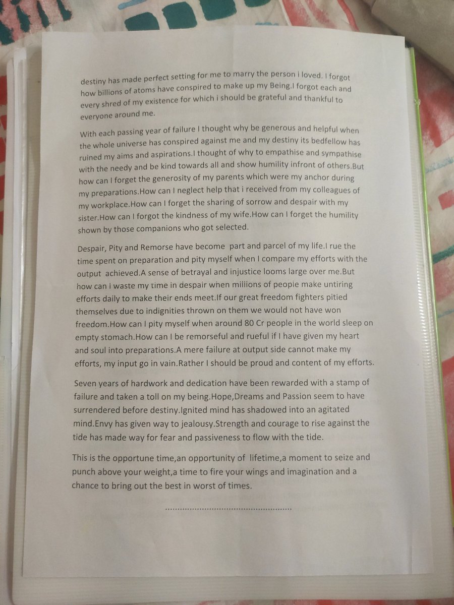 SameerSgsits's tweet photo. @rajatsambyal_ Wrote my heart out after my journey of upsc came to an end in 2020 https://t.co/q8xL9pG3lV