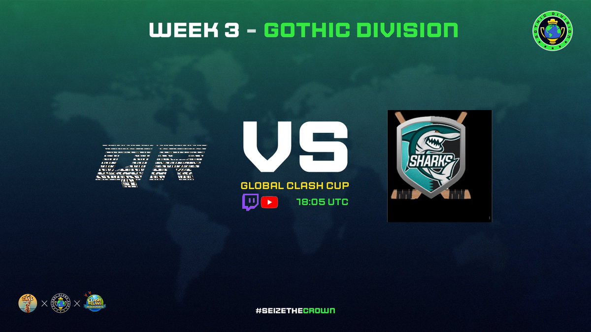 GlobalClashCup's tweet image. We are LIVE with @EllivilleGaming for 4 back-to-back Gothic Division wars; starting NOW!

⚔️ @QuickResponse17 VS Sharks
⚔️ @DePuikeBendecoc VS ConnectingDots 
⚔️ The Boomers VS @_ExitHumanity
⚔️ @UnityAE VS ITP TEAM

🔴 Join us at:
twitch.tv/GlobalClashCup

#SeizeTheCrown 👑