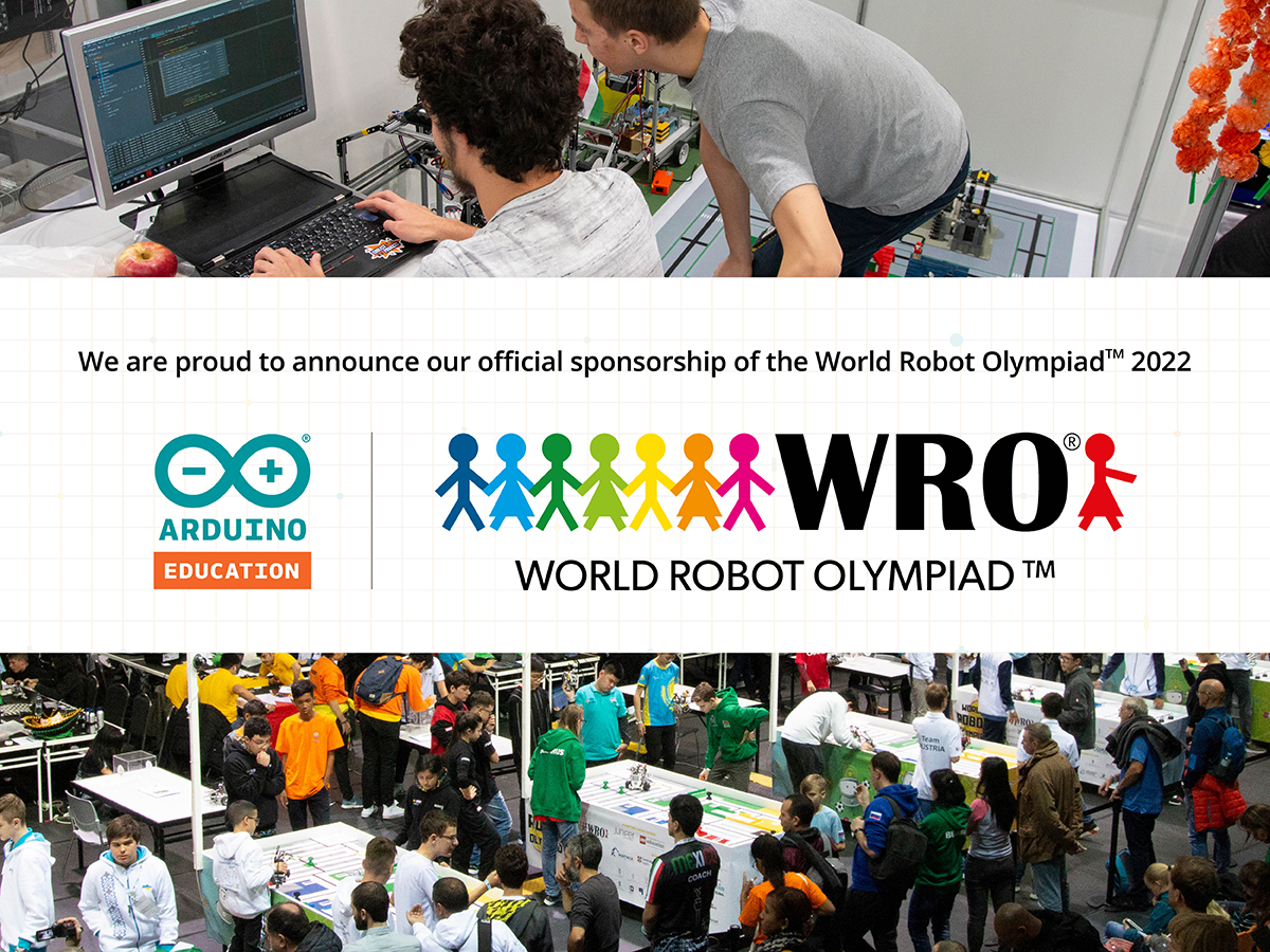 arduino's tweet photo. The @WROOfficial is a global robotics competition and STEM skills programme – and now, one of the official 2022 sponsors is Arduino Education!
Anyone here taking part? 🤖
https://t.co/yBLiO8cNMq https://t.co/JF7fc2eJF5