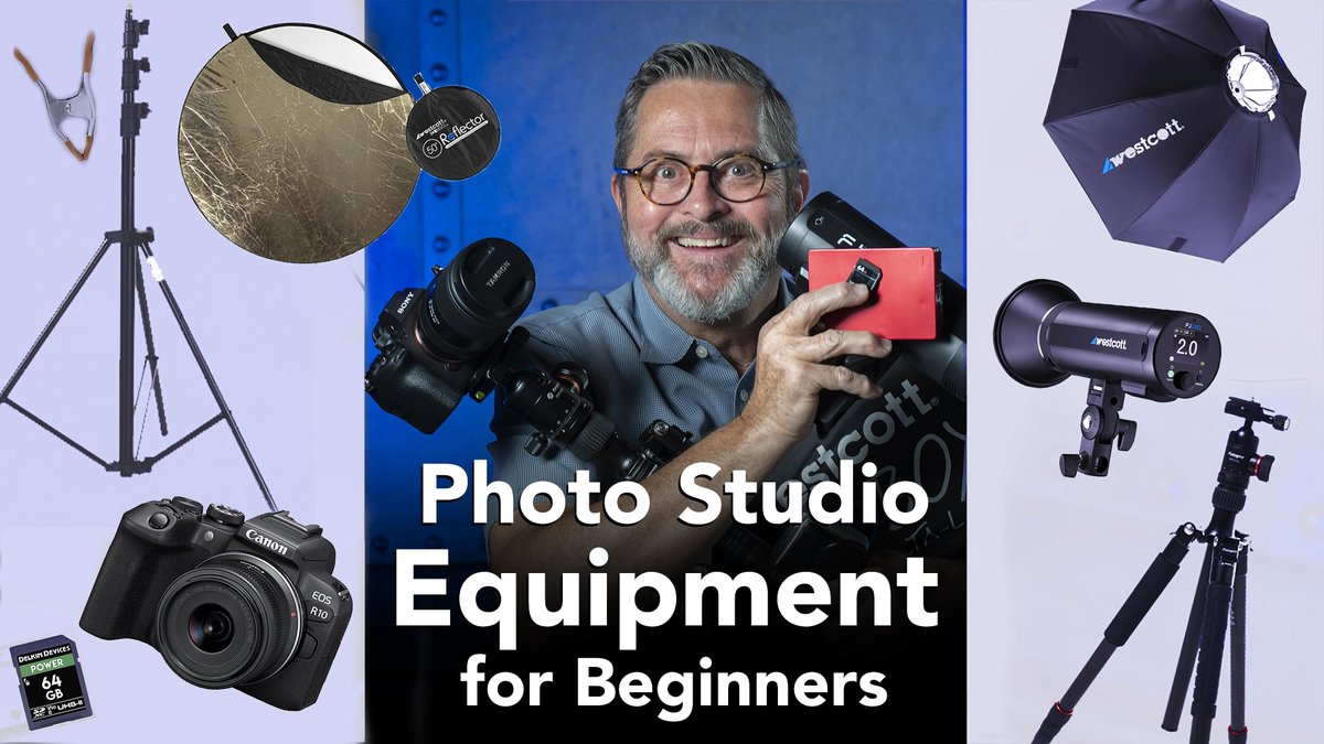 DID YOU MISS THIS VIDEO? Photo Studio Equipment for Beginners. A complete list of equipment you need to get started in photography. youtu.be/pvH7bCD_epM

#BeginningPhotography #HowToGetStarted #WhatToBuy   #PhotoGear #PhotoEquipment #Photography  #PhotoBusiness #PhotoStudio