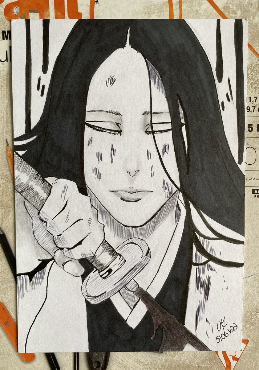 kyandisusart's tweet photo. Petit dessin de Unohana pour la collab bleach🔥
#collableach22 #BLEACH https://t.co/7LFmT5TpgL