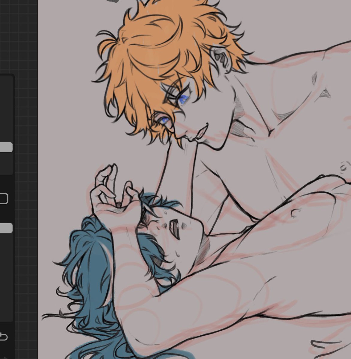 Sighhhh [draws fanart of one of my fave chaeya fic] im down bad #chaeya