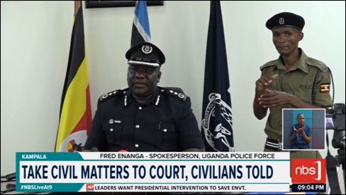 Fireliglntfi's tweet photo. The Inspector-General of Police Martin Okoth Ochola has directed police officers to keep off civil matters and advised the general public to take such civil matters to courts of law. 

#NBSLiveAt9 #NBSUpdates https://t.co/oI0NaXxW86