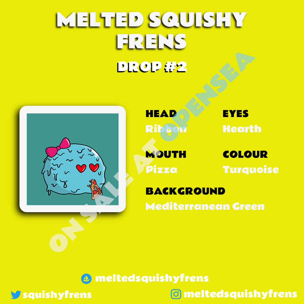 squishyfrens's tweet photo. ✨MELTED SQUISHY FRENS DROP #2🧡
Opensea: https://t.co/z76YCSF38O 
#NFT #NFTs #NFTdrop #NFTShill #NFTCommunity #NFTCollection #NFTCollector #NFTCollections #NFTCollectors #NFTProject https://t.co/GIBZe8NSPB