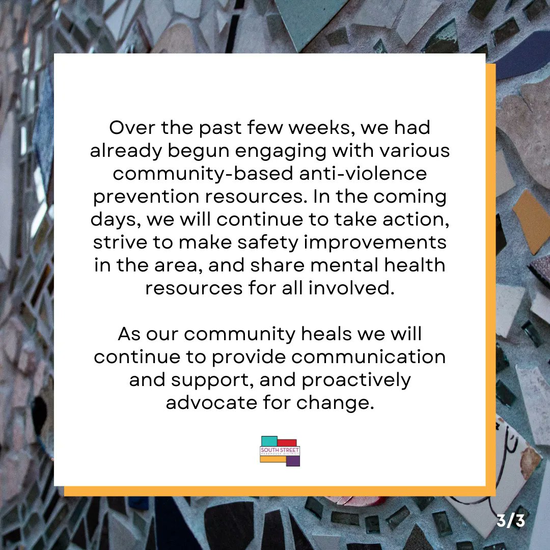 southstreetphl's tweet photo. A message from the South Street Headhouse District.

ALT Text 🔗: https://t.co/Nt5Fxqzodz https://t.co/klC5IwFHtK