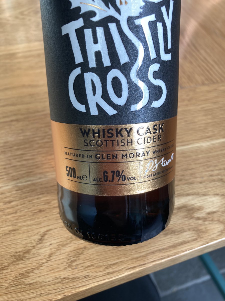 WayfaringReview's tweet photo. On the Isle of Skye with this interesting bottle. Is there anymore cider casks around @Graham__Coull ? https://t.co/ST8ZC0LMBm