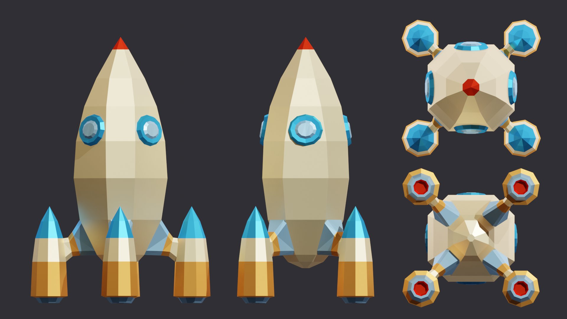 Blender: How to Model a Cartoon Rocket 