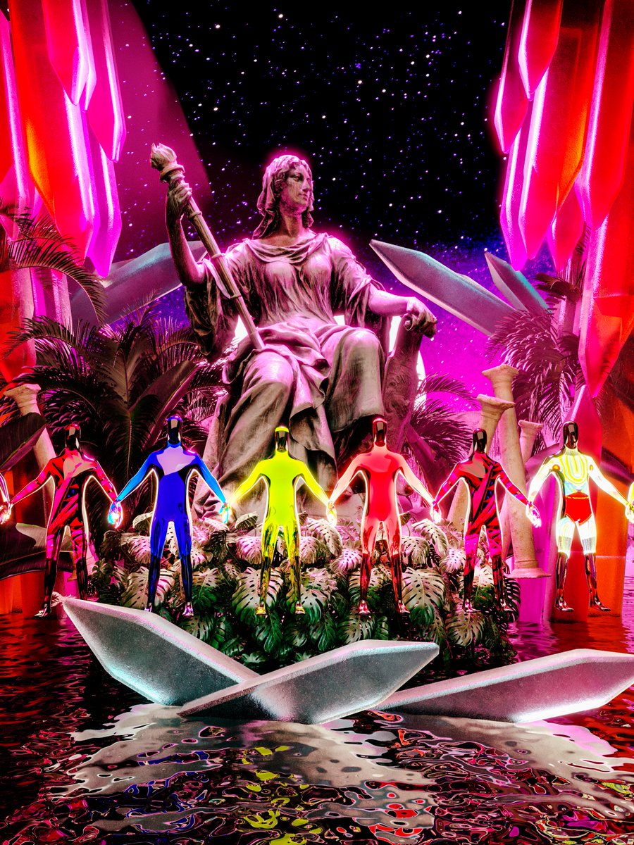 My first ever made 3d as an art. I made it to find my voice in art, when i was making my first steps here. Now after 3 sold out collectins i'm ready to let it go. Please welkome my <a href="/foundation/">Foundation 🌐</a> piece "Community"
foundation.app/@Zee_art/r-f80…