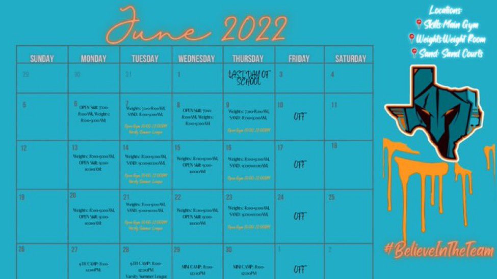 Ladies,

‼️Join us for Summer Workouts‼️

We will be doing:

🧡Weights

🤍Sand Workouts

🧡Skills

🤍Open Gyms

🗓 Starting Mon June 6th‼️

🧡 #RISE 
🏐 #SpartanVolleyball
🧡 #BelieveInTheTeam