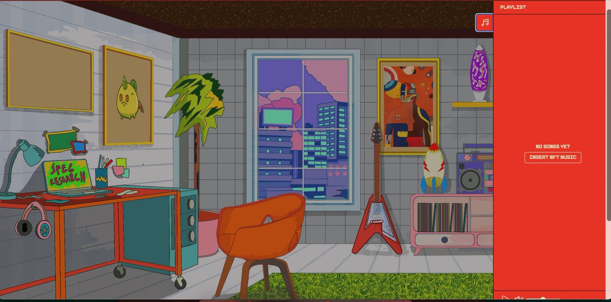 Irritated_kochi's tweet photo. Hiiiii everyone! Please check out https://t.co/MmvVSEb4iz, a project I build for all of us in the space! You can use the frames to display your favorite #NFTart &amp; the stereo to play #NFTmusic. You can use it free~~~ 🥳🥳🥳

#NTFproject #web3community #NFTCommumity #web3builder https://t.co/XuCttWSJly