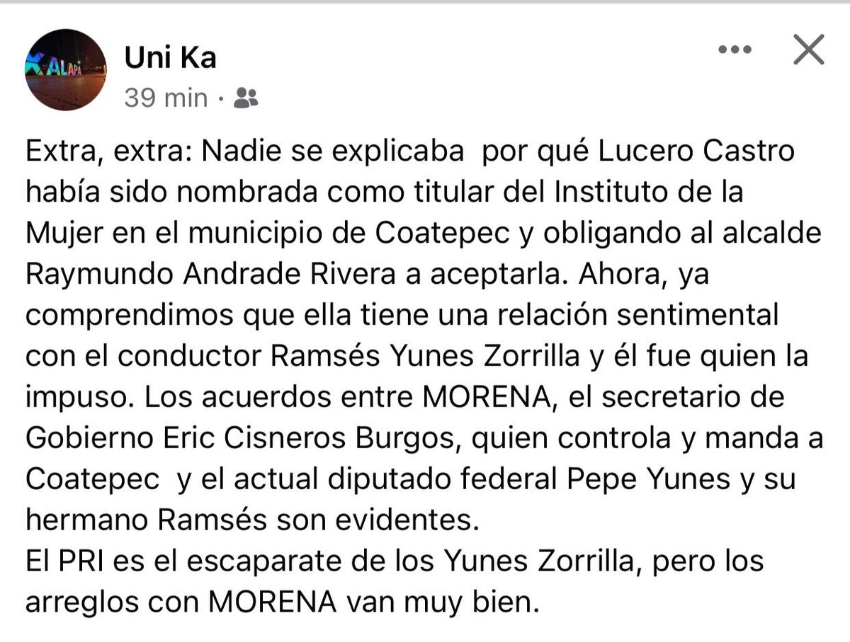 MonicaMendozaM's tweet photo. Que un medio suba esta información incurre en:

❌violencia digital.
❌violencia mediática 
❌violencia política en razón de género.

Los medios NO pueden hacer este tipo de señalamientos.
Urgen capacitaciones y sanciones.
⁦@FGE_Veracruz⁩ ⁦@CEAPP_V⁩ ⁦@ople_Ver⁩ https://t.co/7mxu9cdobM