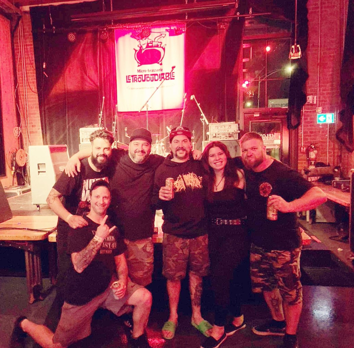 Thank you so much♥️
That was an incredible night.
@troududiable @feelslikehomeTW @2fast4uband #deathnotesilence #deathcore #metalcore #heavymetalband #heavymetalcanada #canadianmusic #posthardcoremetal #metalcore2022 #deathcore2022 #kingsiderecords #terrorcrewproductions