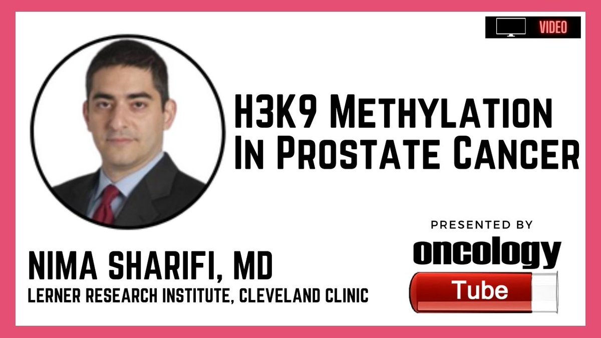 👨‍⚕️ Dr. <a href="/NimaSharifiMD/">Nima Sharifi</a> from <a href="/ClevelandClinic/">Cleveland Clinic</a> spoke with us about H3️⃣K9️⃣ methylation drives resistance to androgen receptor-antagonist therapy in 👭 with prostate cancer. <a href="/MehdiBaratchian/">Mehdi Baratchian</a> <a href="/ritika0107/">Ritika Tiwari</a> <a href="/CleClinicMD/">Cleveland Clinic MD</a> #OncoTwitter @oncoalert

📺 bit.ly/3GPrXVo