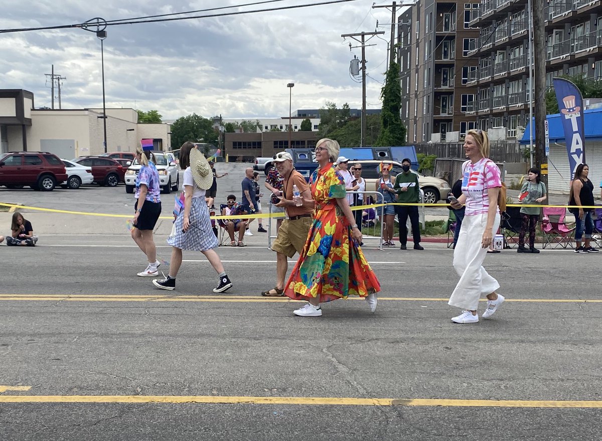 RobertGehrke's tweet photo. I love that Becky Edwards had an entry in Pride and embraced it with enthusiasm.
Mike Lee would like that dress to come with a warning. https://t.co/nlGuWZHOUI