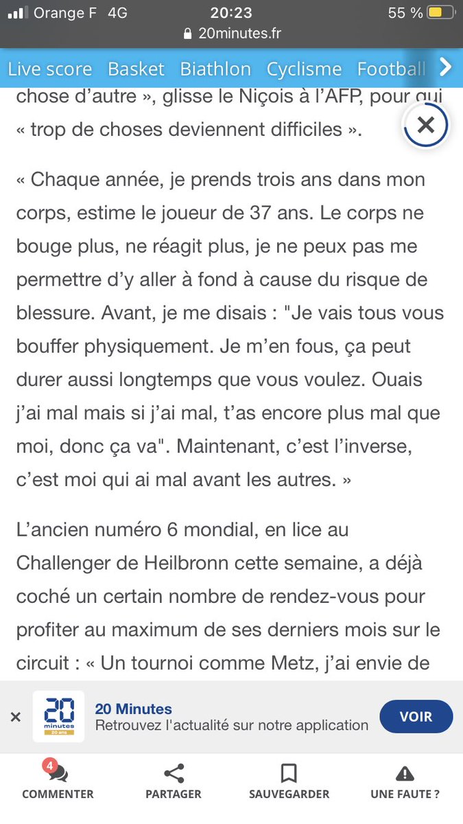 JeanSafran's tweet photo. Sport vs corps 😬
Jusqu’aux quelques mois qui nous conduisent à l’été 2024 j’espère qu’on pourra en parler. https://t.co/vlqhUh6yV7
