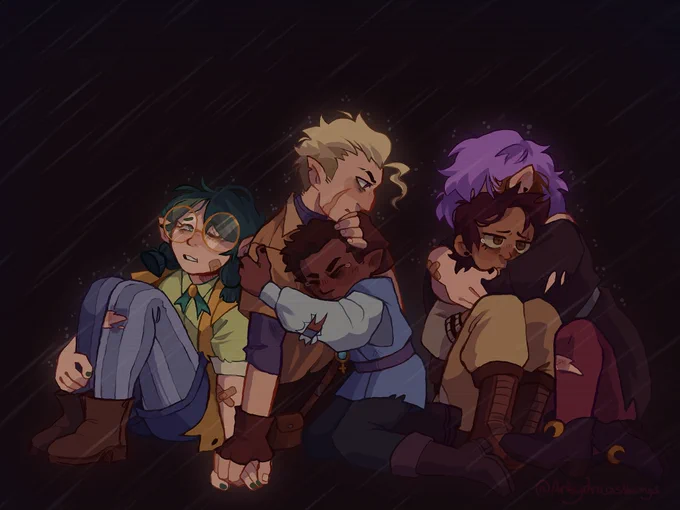 // #TOHspoilers 
I want to give them all a hug :') 

#TheOwlHouse #toh #tohfanart [rts appreciated \o/] 