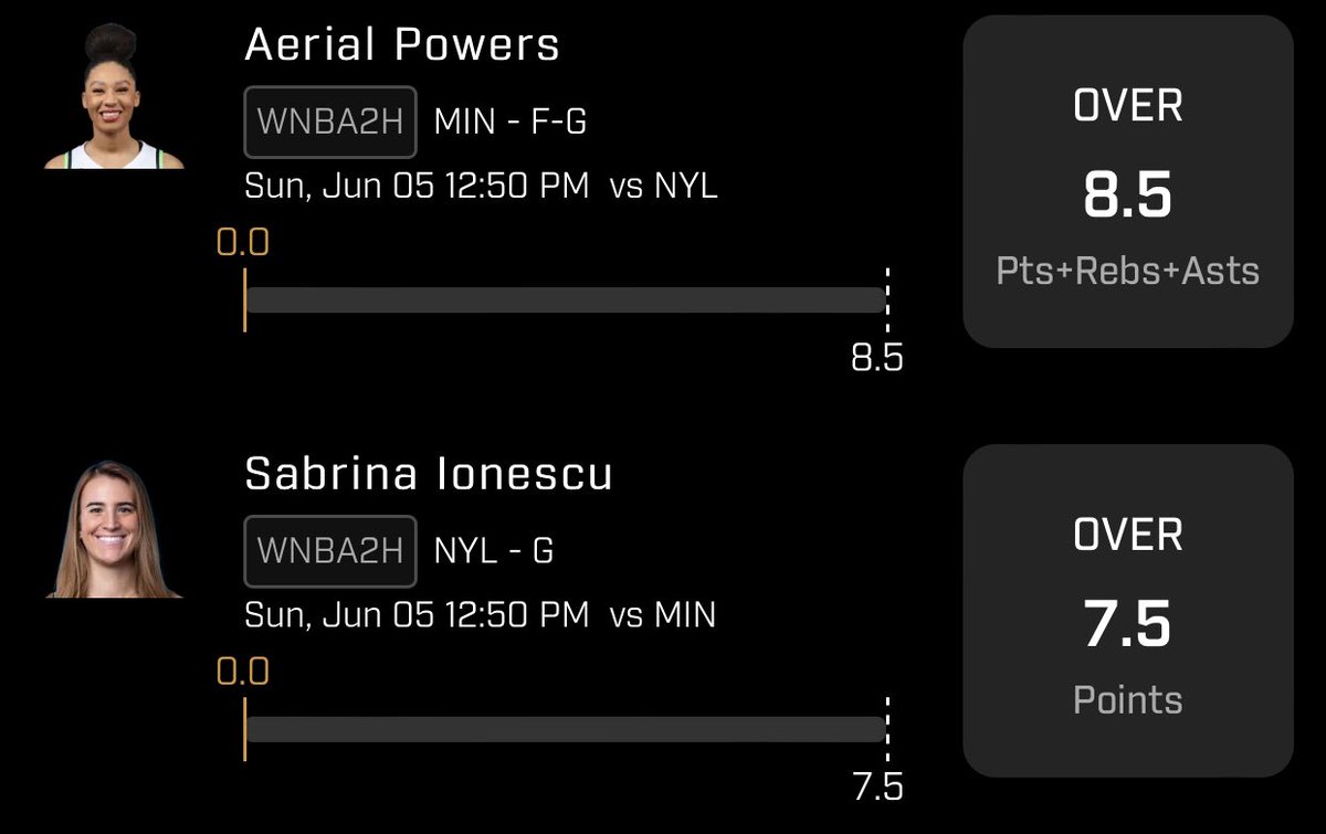 ⚠️ WNBA2H ⚠️

- Natasha Howard is also going crayyy

-1U we got more games today

#GamblingTwitter #WNBATwitter #PlayerProps