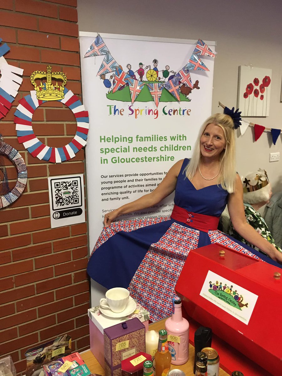 Thank you to Theresa Fisher and Hardwicke Royal British Legion, for allowing The Spring Centre to share in the Platinum Jubilee 👑celebration. It was great to join in with the local community, supporting each other, raising funds - fun too